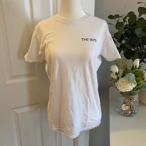The 1975 white t-shirt, size medium
